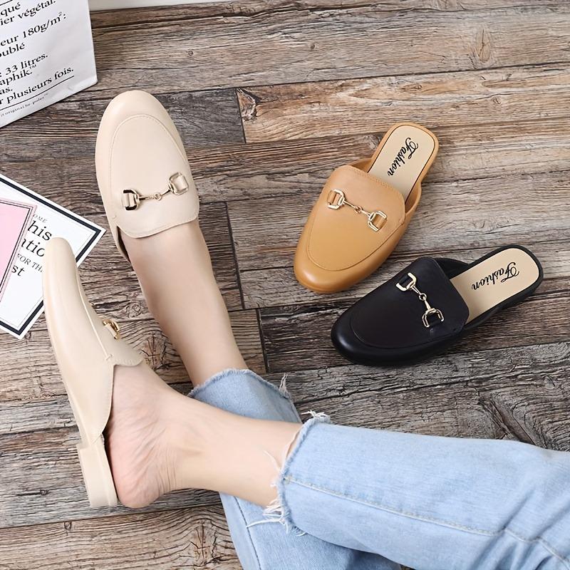 Outer Wear Casual Fashion Sandal Slipper Lazy Shoes Baotou Half Slippers Female