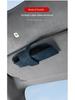 Car Sun Visor Suede Sunglasses Storage Box Clip