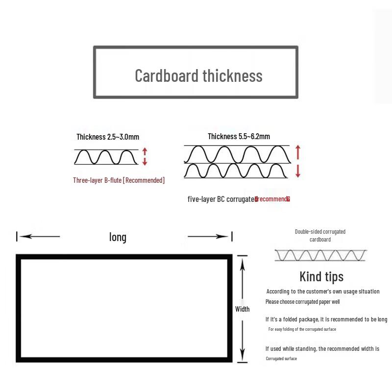 Corrugated Cardboard Sheets for DIY Crafts
