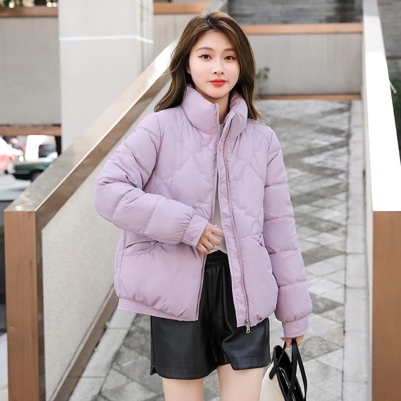 

Short down cotton-padded clothes winter clothes women s new cotton-padded jackets are thin and loose, short short cotton-padded clothes 2XL suggestion [140-160] catties фіолетовий
