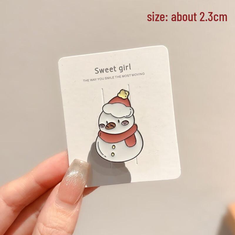 FumaiDe Набор металлических брошей-пинов Рождественский снеговик