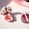 Lip Balm Case, Heart-shaped Cosmetic Container, Key Ring, Charm