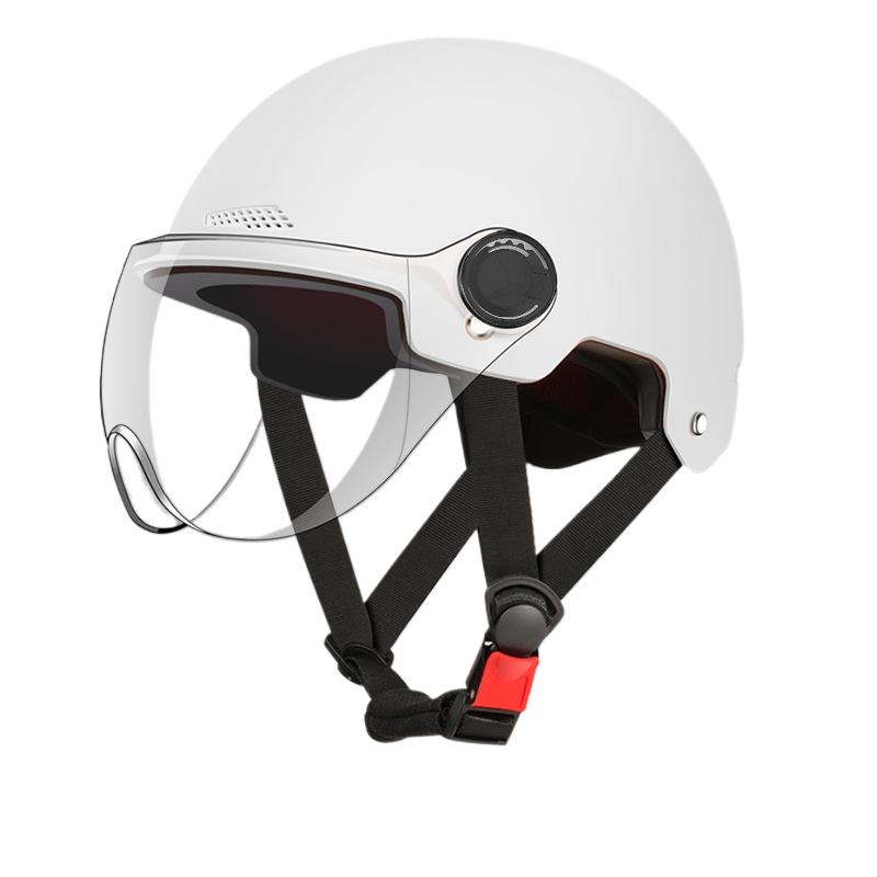 Helmet Electric Vehicle Women and Men Motorcycle Battery Car Half Helmet Summer Sun Protection Full Helmet Wholesale Riding Breathable and Lightweight