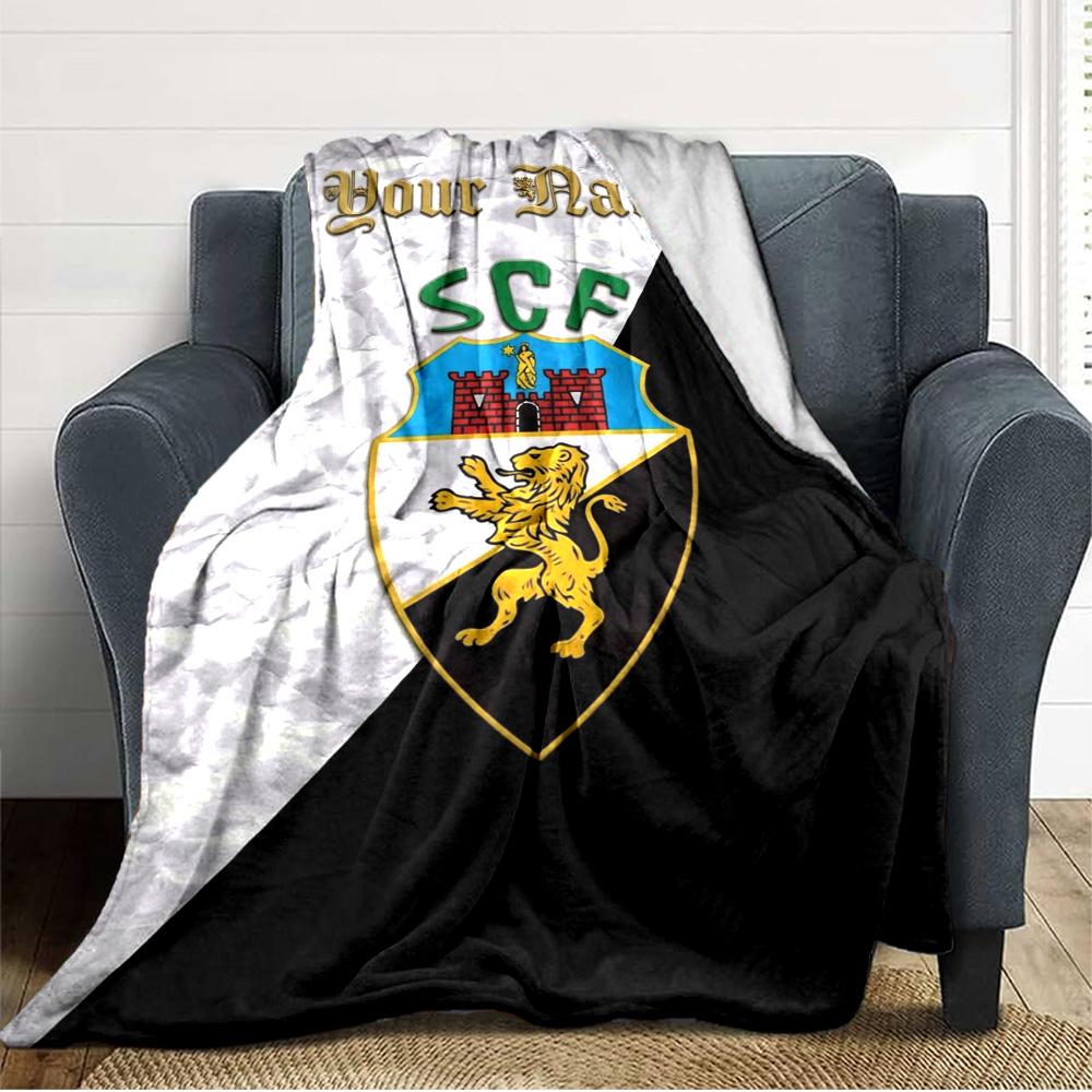 Name Custom SC Farense Print Flannel Blanket High Quality Warm Comfortable Cover for All Seasons Perfect for Gifts Home Decor