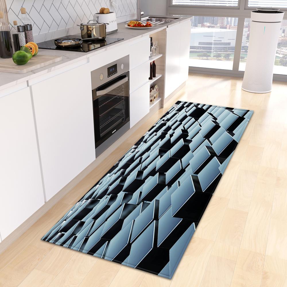 Kitchen Mat Home Bedroom Entrance Door Mat Living Room Floor Carpet Corridor Balcony Door Non-slip Carpet