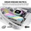 Mémoire RAM - CORSAIR - Vengeance RGB Pro SL DDR4 - 32GB 2x16GB DIMM - 3200 MHz - 1.35V - Blanc (CMH32GX4M2E3200C)
