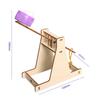 Diy Assembly Wooden Trebuchet Catapult Vehicle Model Kits Children Kids Gift