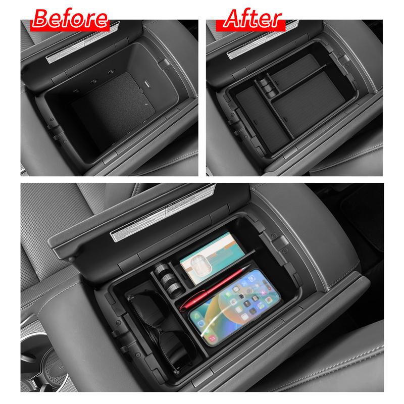 for Hyundai Palisade 2026 Center Console Armrest Double-layer Storage Box Tray Organizer Car Interior Accessories Tidying