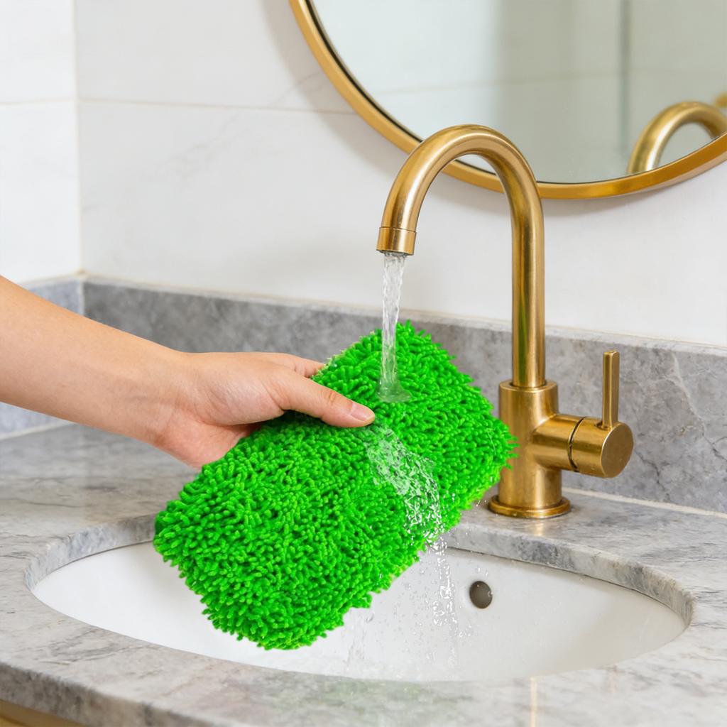 Chenille Mop Pads, Washable Wet & Dry Floor Mop Pads For Hardwood, Tile, Laminate & Vinyl Floors, Compatible With Sweeper