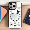 Love Rabbit Is Suitable for Iphone16pro Mobile Phone Case 15promax Apple 14plus Protective Case 13 Mirror.