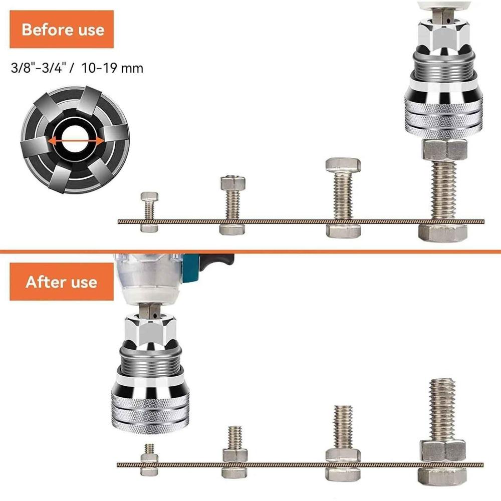 Multi-Function Universal Socket Wrench Set Hex Head 10mm-19mm Universal Maintenance Tool Ratchet Torque Wrench