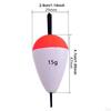 5 Brightly Colored Oval Shaped EVA Foam Fishing Buoys, High Buoyancy for Trout, Catfish, Bass And