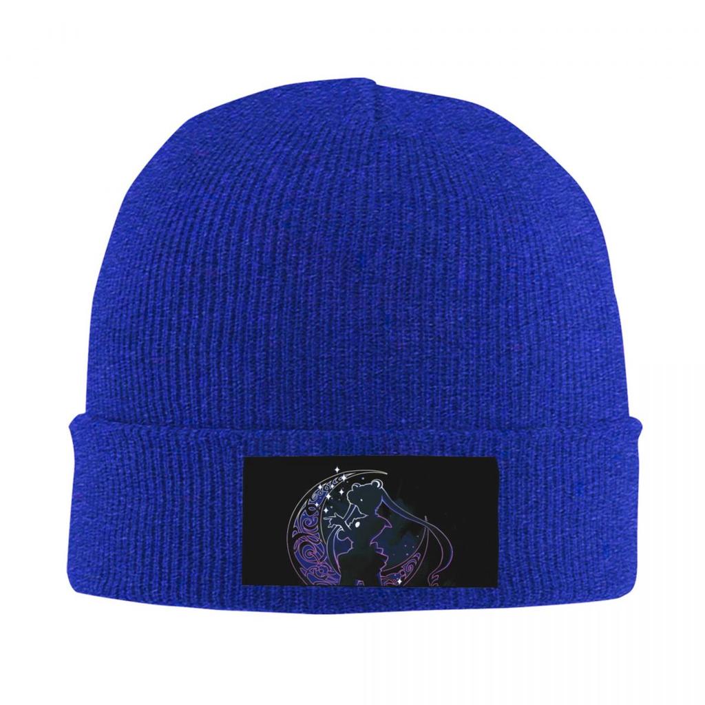 Sailors Moon Anime Unisexga Skullies Beanies Caps Unisex Winter Warm Knitted Hat Adult Usagi Tsukino Bonnet Hats Outdoor Ski Cap