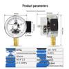 HONGQi YX-60 Electric Contact Pressure Gauge