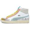 Unisex White Pink Yellow Michael Lau X PUMA Ralph Sampson 70 Mid Leather Sneakers 375197-01