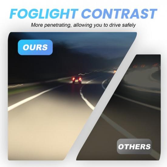 Fog Lights For 1988-1999 2000 Chevrolet C1500 C2500 K1500 K2500 Halogen Chrome