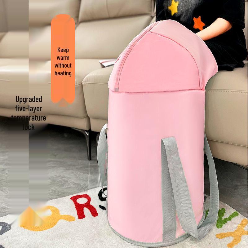 Portable Over-Knee Foldable Foot Bath: Insulated Deep Foot Soak Basin for Home Fumigation