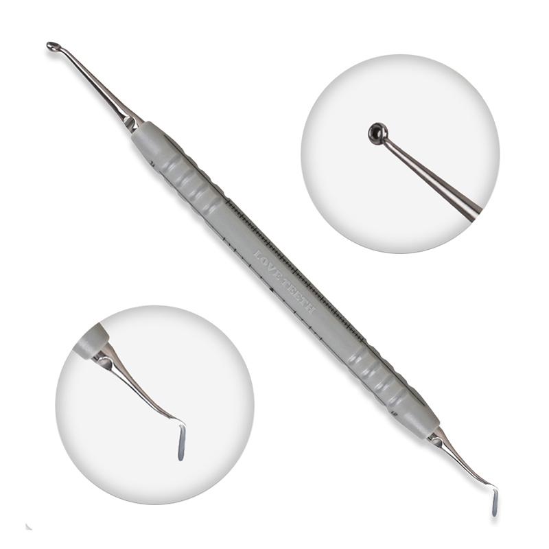 Dental Resin Filling Kit Molding Tools Light Cure Resin Filling Spatula Mixing Handle And Foam Pads Kit Teeth Whitening Tool