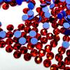 German Glue 12 Facets SS6 SS10 Candy apple Crystal Strass Light Siam Hot Fix Rhinestones for Bow Ties Har Clips Etc