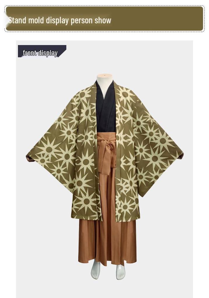 Demon Slayer Hotaru Haganezuka Swordsmith Cosplay Kimono Outfit Full Set