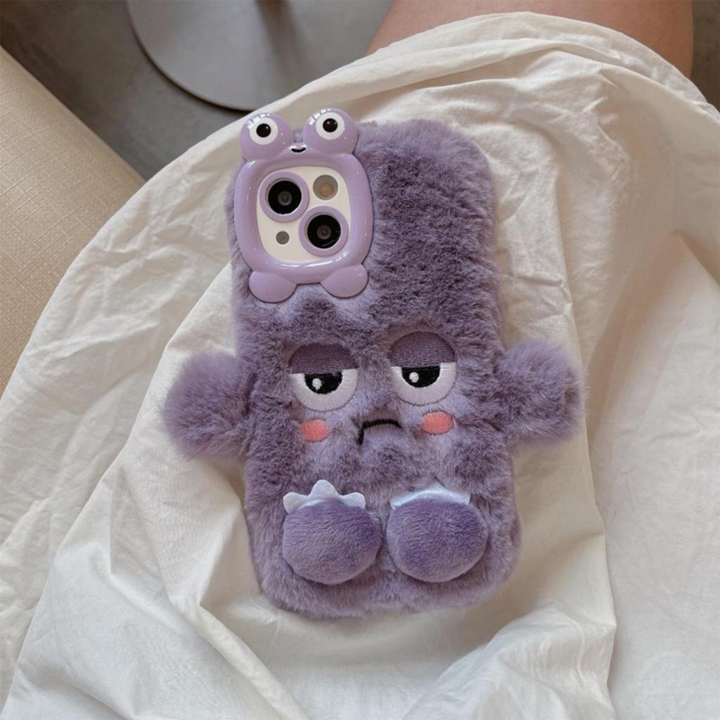 Three-dimensional Plush Mobile Phone Case Cute Mobile Phone Case Doll Set