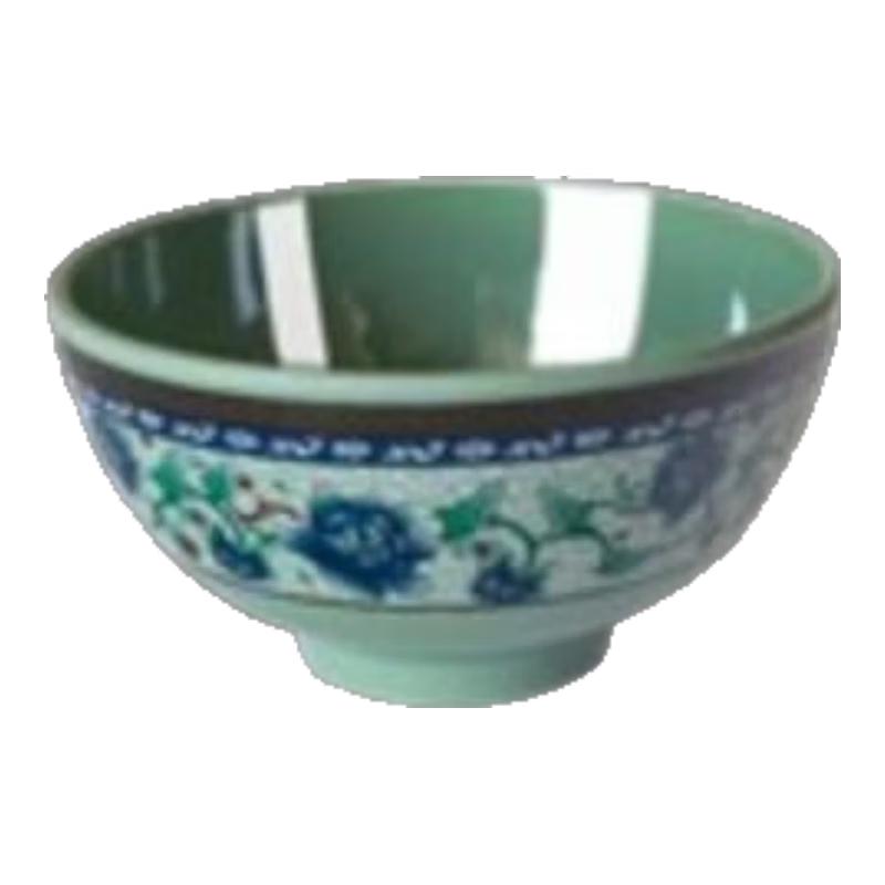 Qianxing Yuan Blue & White Melamine Partitioned Meal Tray Set