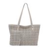 Popular woolen bag women's bag new canvas high-end niche messenger bag fashion handbag bucket bag