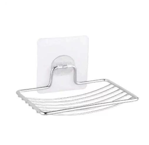 

Держатель для мыла из нержавеющей стали, сливная мыльница для ванной комнаты, держатель для мыла и губки, без сверления, подставка для хранения мыла, предметы первой необходимости для ванной комнаты 1pc белый