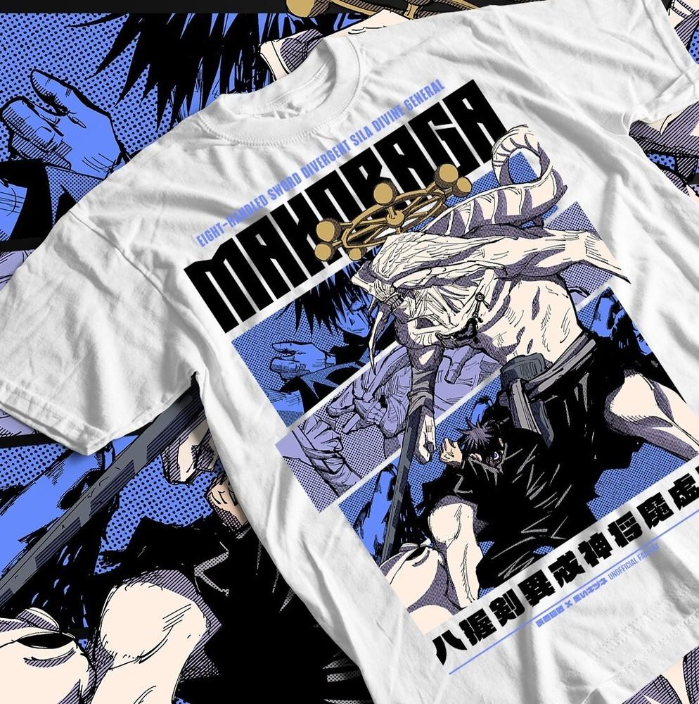 

Mahoraga T-shirt Jujutsu Kaisen Gojo Satoru Megumi Fushiguro Soft Tee All Size M