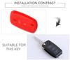 2 PCS Silicone Car Key Cover Case for Volkswagen Golf