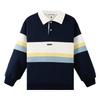 ZUOXI Boys Striped Polo Sweatshirt