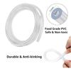 Draft Beer Line Cleaning Kit,1/4'' Barb Cleaning Jumper with 60cm PVC Hose,1-1/8" Thread Special for Standard American Beer Tap