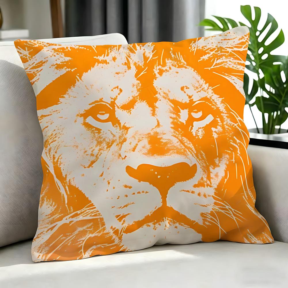 Animal LLion Cushion Cover Cushion Cover Set Pcs X X X Pillowcase Decorative Sofa Home Decor