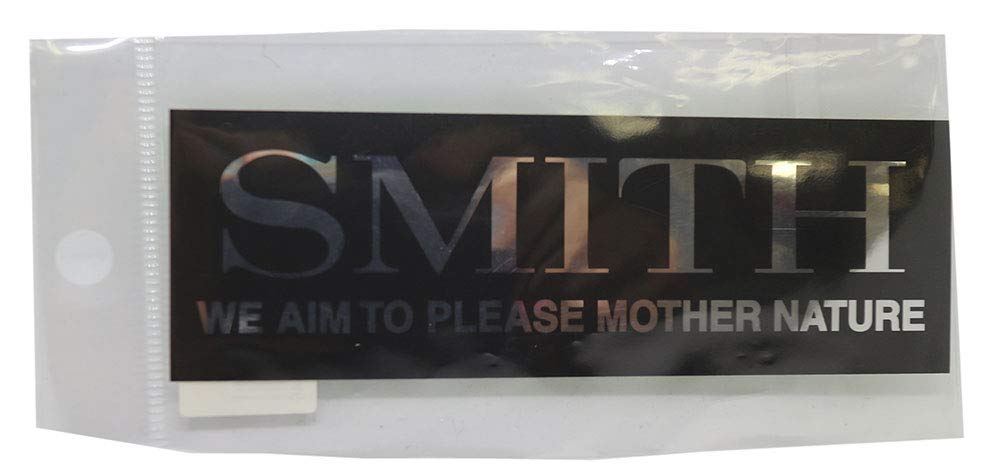SMITH LTD Наклейка Smith Логотип Серебристый Глянцевый S №01 Черный S