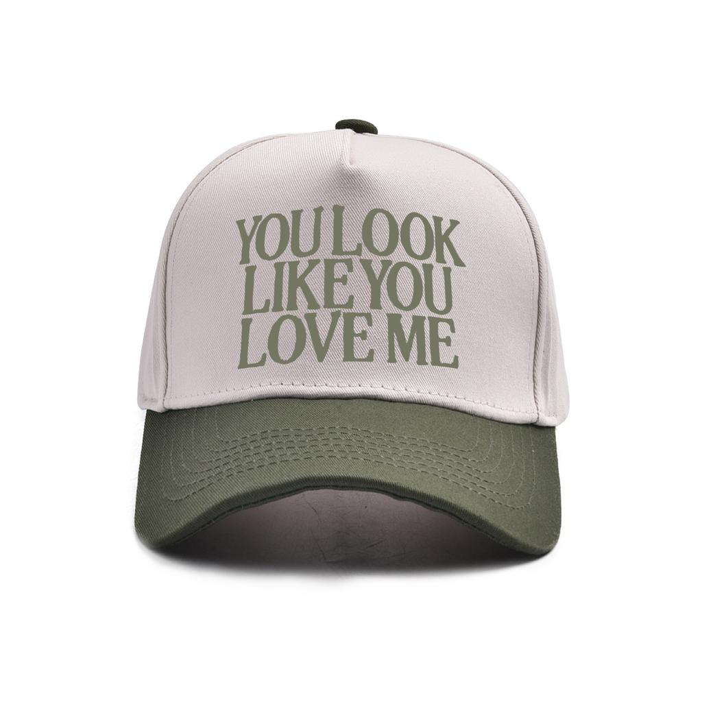 Women Men Adult Washed Printed Baseball Cap Washed Cotton Daddy Hat