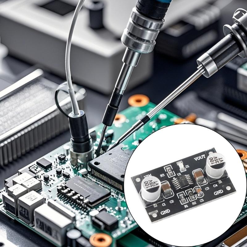 Quiet LT3045 Bucking Converters Board 500mA Current 5V 15V Adjustable Voltages Regulator For RF And Sensors Applications