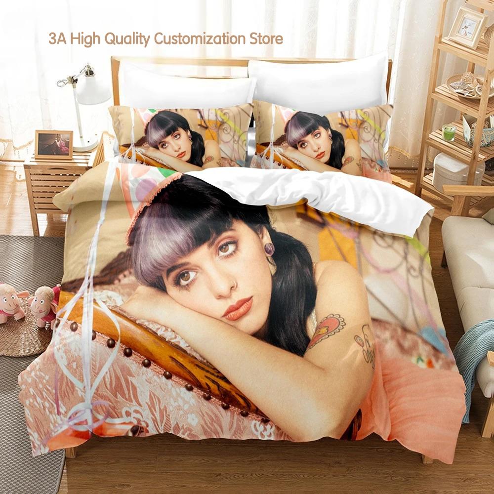Melanie Martinez Merch Bedding Set Single Twin Full Queen King Size Bed Set Aldult Bedroom Duvetcover Sets Bed Sheet Set Cxg
