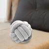 Knotenkissen Ball Dickes bequemes geknotetes Kissen für Wohnzimmer Home Sofa Hellgrau
