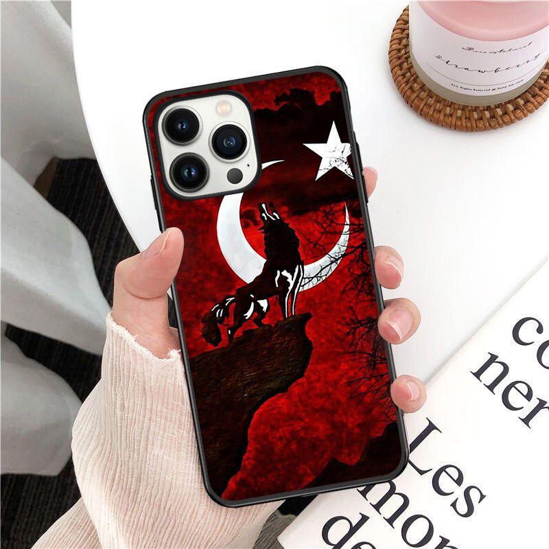 

Мягкий чехол для телефона с флагом Стамбула, индейки, волка, для iPhone 14pro 11pro 12 13pro max 5 6s xs 7 8plus SE xr 12mini Coque Cases Iphone 14PRO MAX