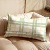 Classic Plaid Geometric Throw Pillow Covers Suitable For Sofa Bedroom Car Pillow Cover Cushion Rectangular Back Cushion
