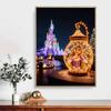 Diamond Mosaic Colorful Diamond Painting The Princess In The Jar Full Round Embroidery Cartoon Creative Hobbies Wall Decor