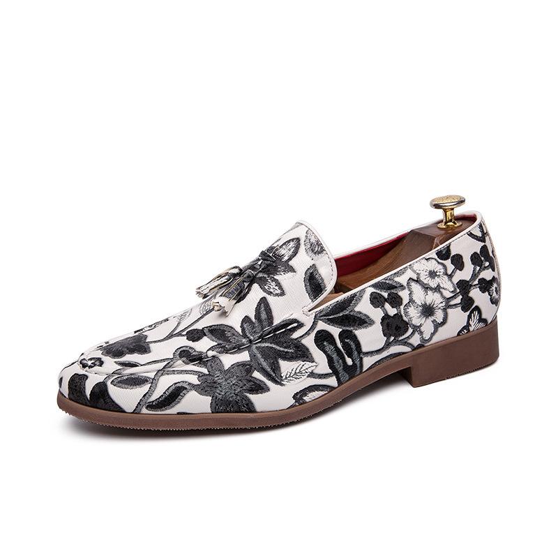 

Туфли мужские повседневные кожаные на одном педале, мужские новые модные туфли, прикрытие для парикмахера, летние 2025, обувь для скальпа, повседневная обувь 47