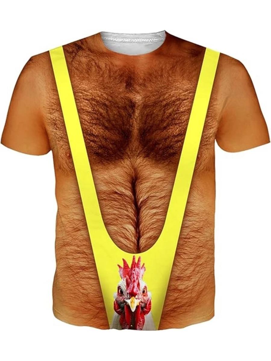 

Футболка с 3D-принтом и поддельными мышечными рисунками, мужская одежда, летние забавные уродливые мужские футболки, модная вечеринка Harajuku Y2k, мужская футболка с коротким рукавом XL