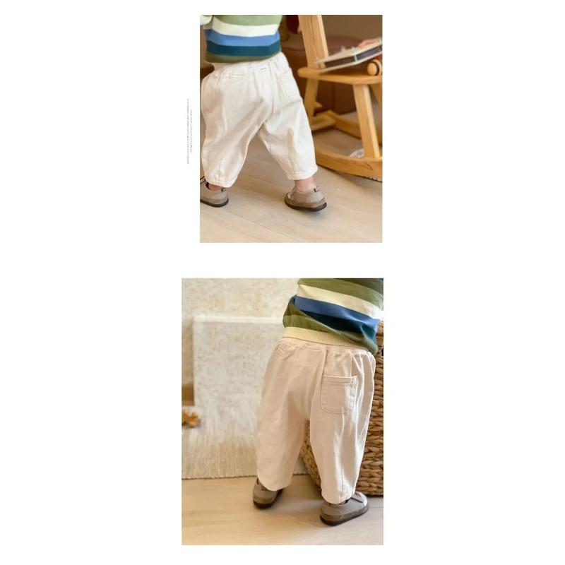 Children Pants Spring Autumn Casual Sports Trousers Boys Girls Korean Solid Color Fashion Versatile Kids Baby Clothing Pant