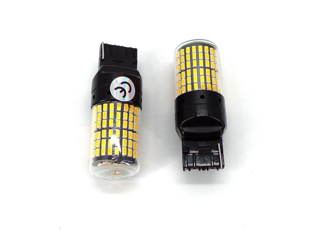 W21W LED Bulbs 2x 7440 12-24V CANBUS Orange PREMIUM Off-Road