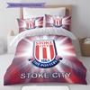 SCFC Logo Bedding Quilt Set Quilt Cover Pillowcase Home Decoration Birthday Gift (1 * Duvet Cover + 2 * Pillowcase, Without Core)