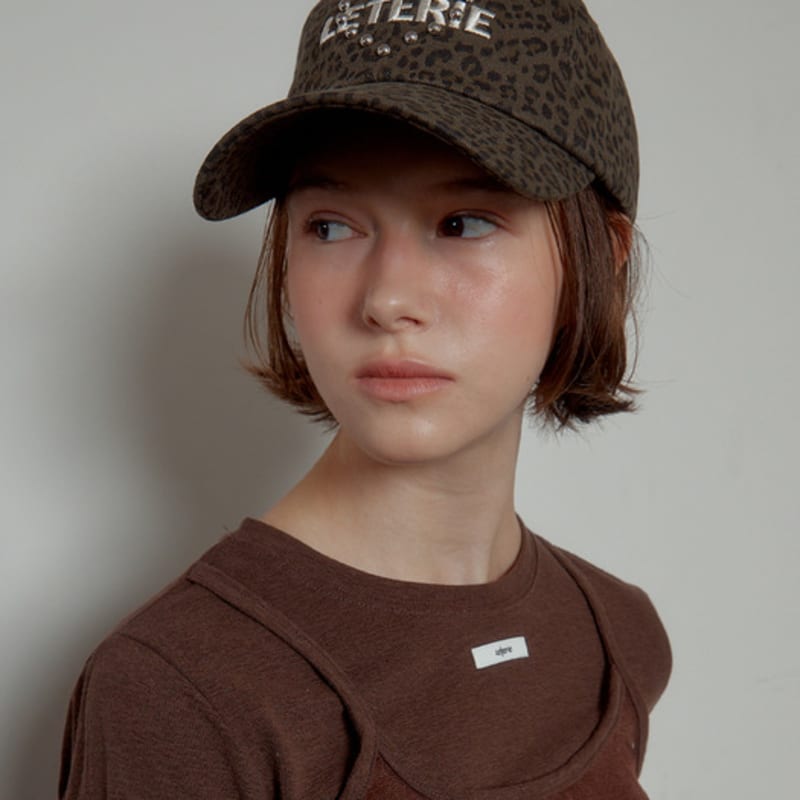 

кепка с логотипом-заклепкой LEOPARD HEART_ХАКИ KHAKI