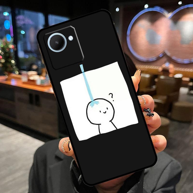 Funny Couple Cartoon Matchman Case For Realme 12 Pro Plus 11 13 14 15 GT6 GT7 Pro C55 C51 C53 C25 C63 C61 C65 C67 C71 C75