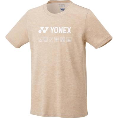 Short Sleeve Dry Sand Beige M [Yonex] Shirt, T-Shirt (Fit Style), (194)