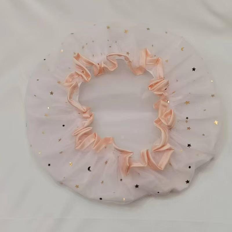 Sternenhimmel Wasserdichte Doppelschichtige Duschhaube - Sterne & Mond Design für Frauen